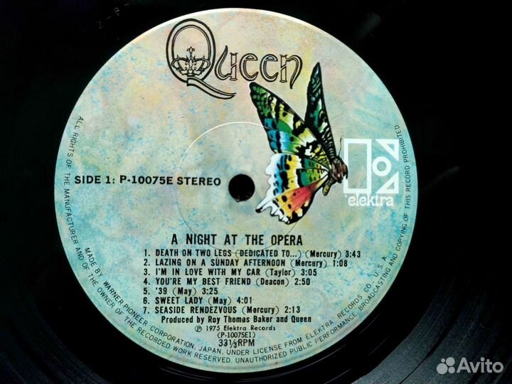 Queen – A Night AT The Opera 1st Japan 1975 OBI #3