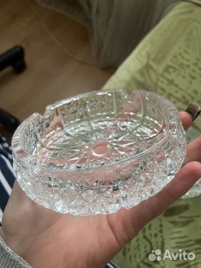 Хрустальная пепельница