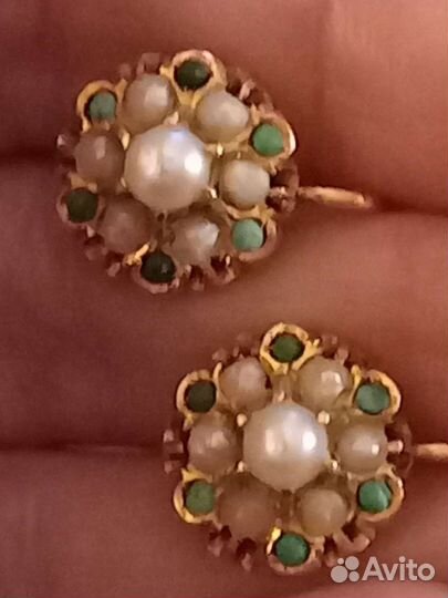 Золотые серьги