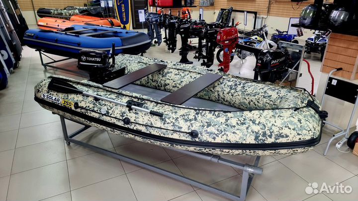 Комплект лодка Solar 350 Максима + Tohatsu 9.8