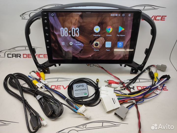 Магнитола Nissan Juke 2010-2014 Андроид