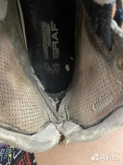 Хоккейные коньки вратаря бу