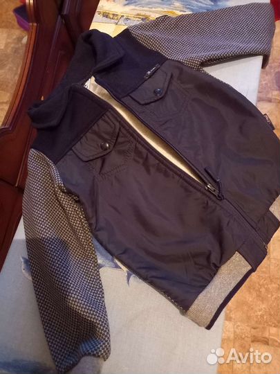 Тёплый джемпер и рубашка