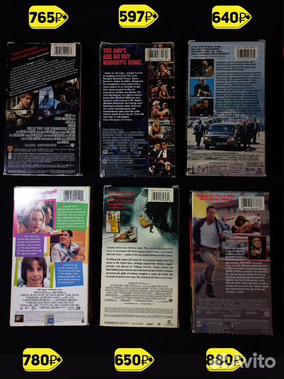 VHS Оригинальные из США