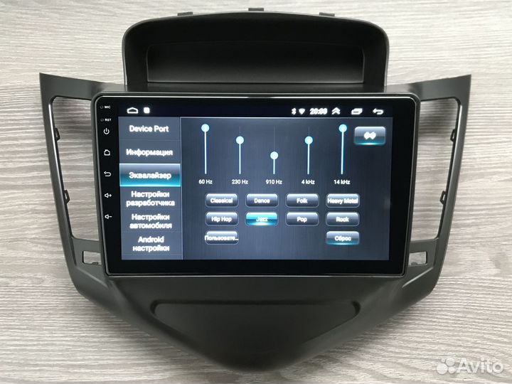 Магнитола на Chevrolet Cruze с камерой