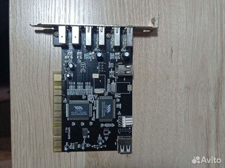 Контроллер VIA combo PCI card USB Firewire 1394