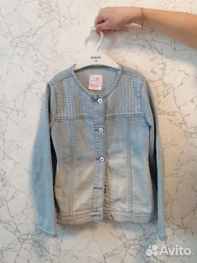 Джинсовая куртка для девочки