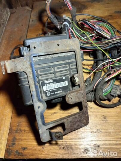 Эбу volkswagen golf 3 1.6 ABU с проводкой