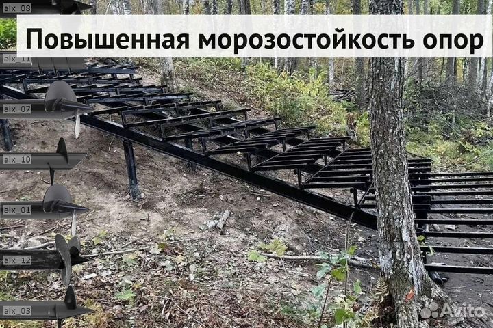 Сваи винтовые для фундамента