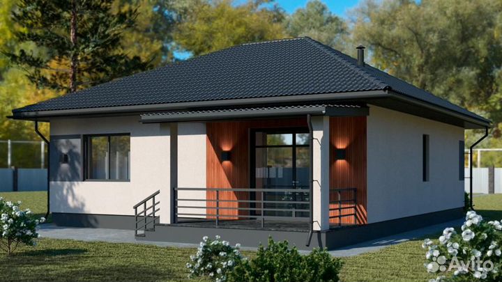 Дом 102м² на участке 7сот