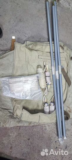 Антена с растяжками армейская СССР