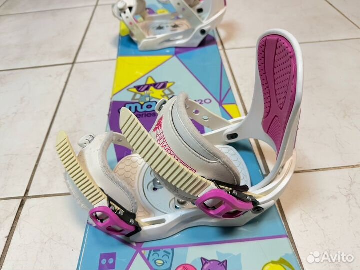 Детский Сноуборд комплект Nidecker - 120 + BF - XS