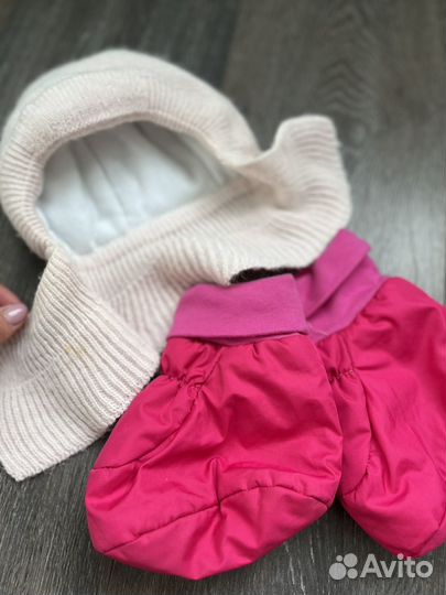 Шапка и пинетки 0+