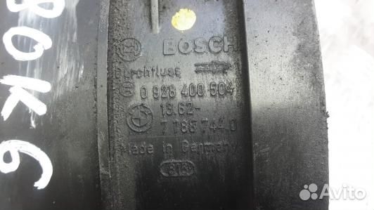 Расходомер воздуха BMW X5 E70, Номер 0928400504 (8OK06BP01)