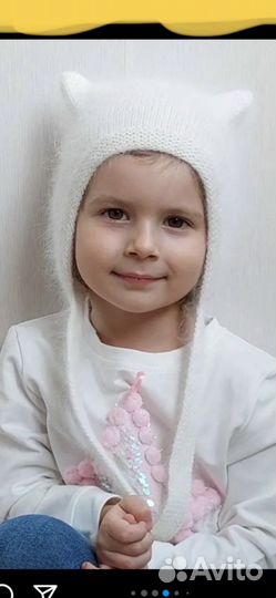 Котошапка для девочки