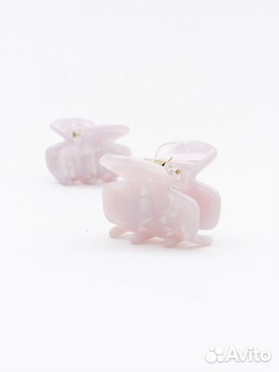 Заколка-краб для волос kisimi, размер S, цвет:pink