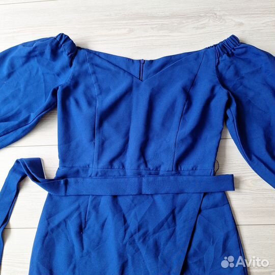Платье вечернее синие (48, L)