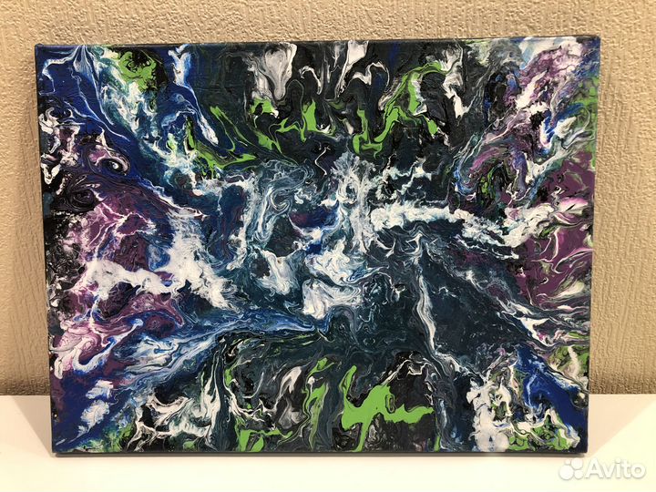 Картина абстракция на холсте Акрил 40*50