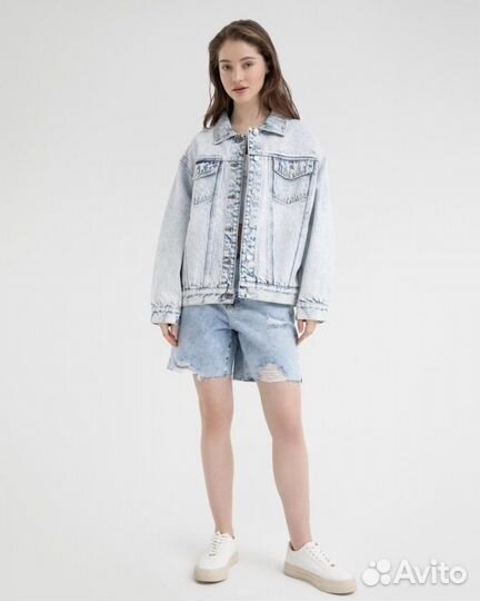 Куртка джинсовая stradivarius