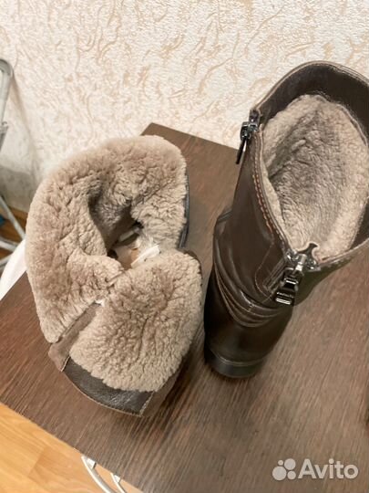 Полусапоги натуральная кожа 39