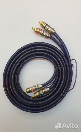 Провод 2RCA-2RCA /с упр.питания/ 5 м
