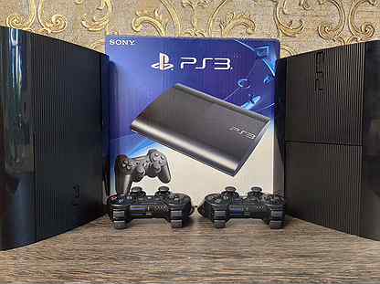 Playstation 3 Super Slim прошитая 500гб+120игр PS3