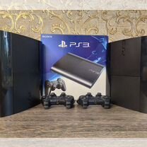 Playstation 3 Super Slim прошитая 500гб+120игр PS3