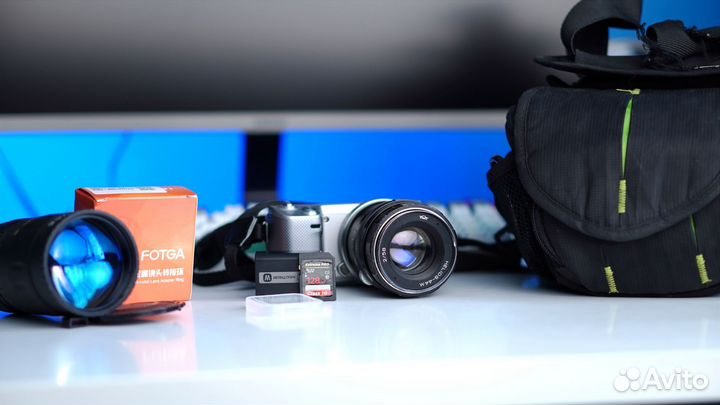 Sony Alpha NEX 5N + Helios 44М + Zenit 85mm +компл