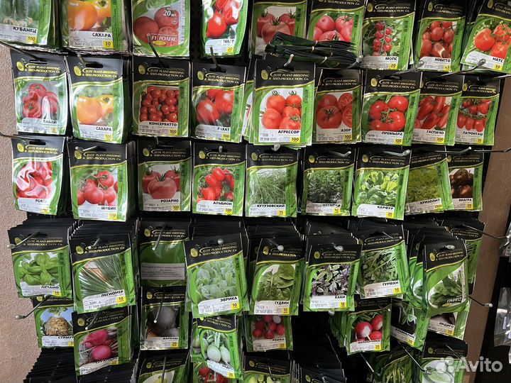 Семена овощных и зеленых культур