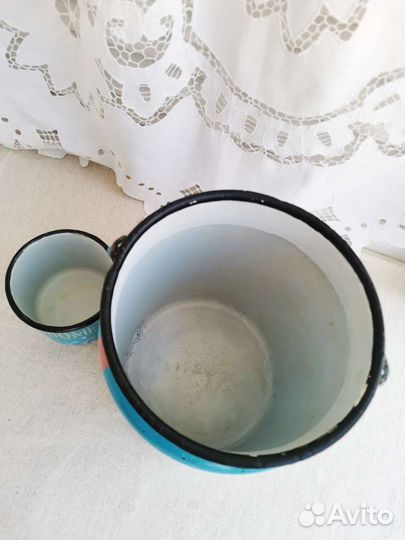 Эмалированный бидон СССР