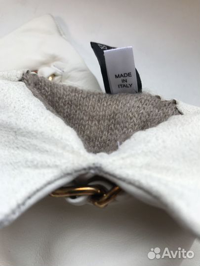 Перчатки женские кожаные 7.5. Бренд Piumelli