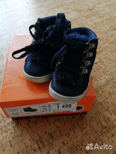 Ботинки для девочки 22 размер