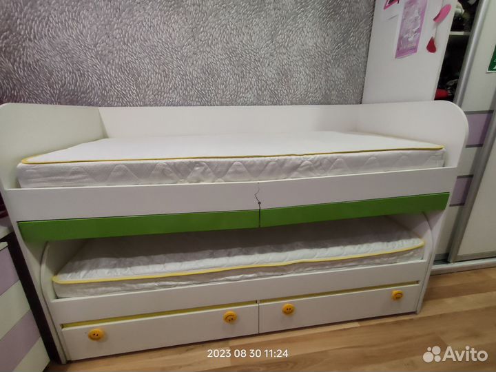 Детская кровать двухъярусная