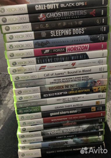Диски с играми на xbox 360