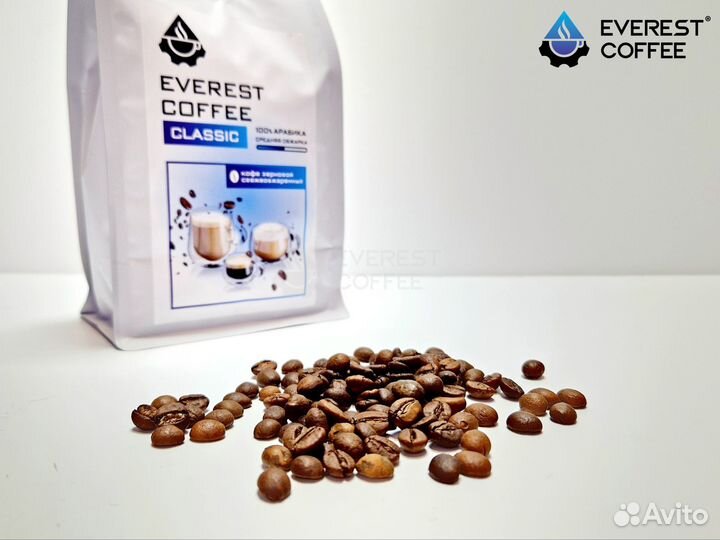 Кофе зерновой Everest Coffee Classic 500гр