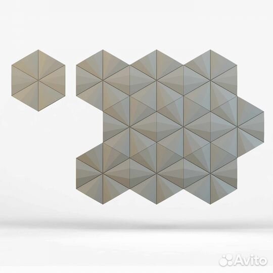 Гипсовая 3D панель 
