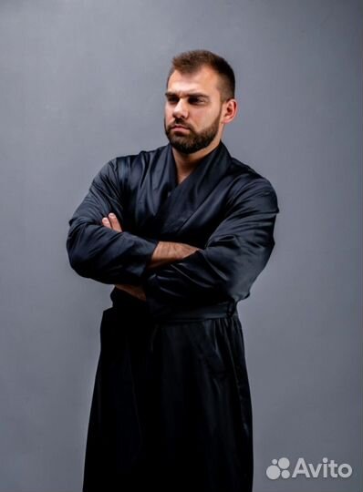 Халат мужской из шелка