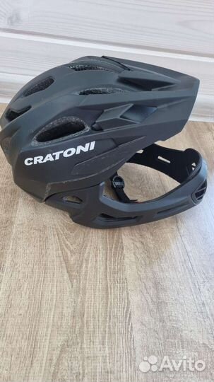 Шлем cratoni full face black matt