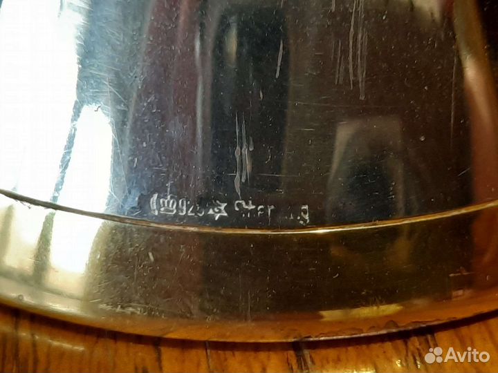 Немецкий серебряный подсвечник