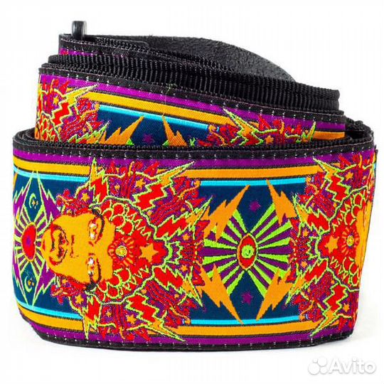 Ремень для гитары Dunlop JH04 Jimi Hendrix Poster