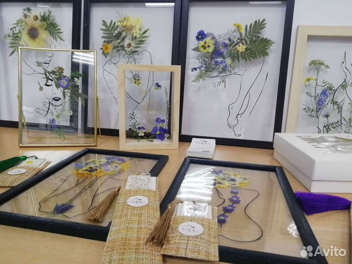 Интерьерные картины, гербарий