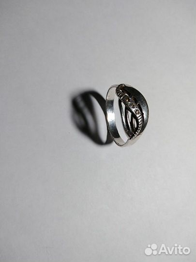 Кольцо серебряное