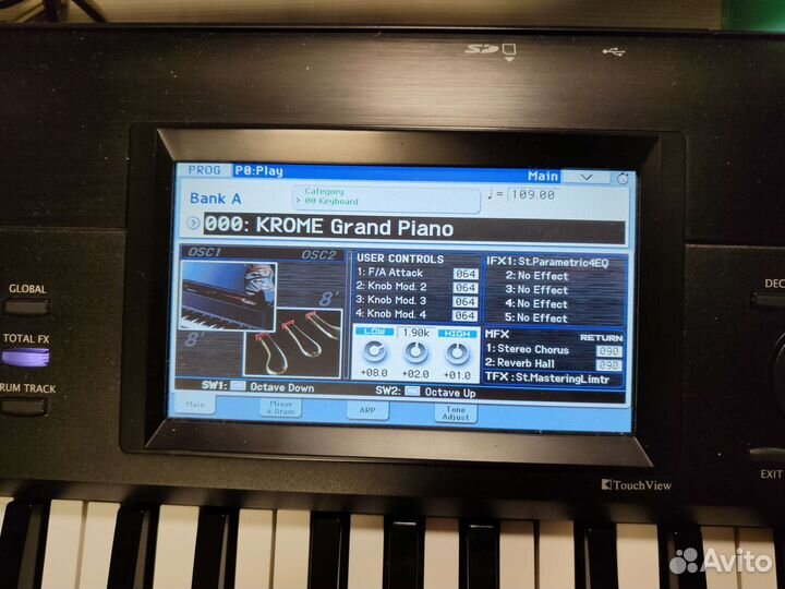Синтезатор korg krome 73
