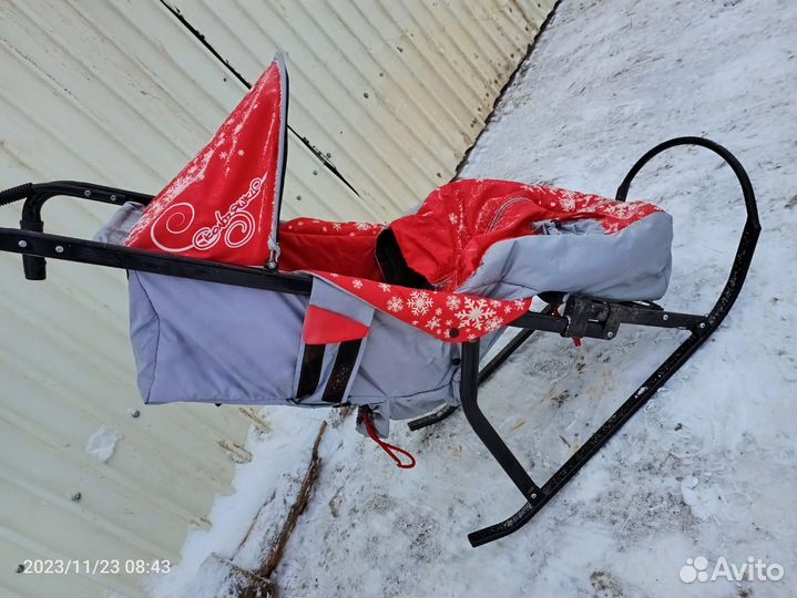 Детские санки коляска