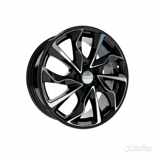 Литые диски 7x17 5x112 57.1 ET43 скад Марсель(Marseille) алмаз