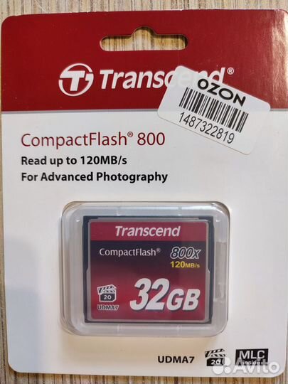 Карта памяти compact flash 32gb