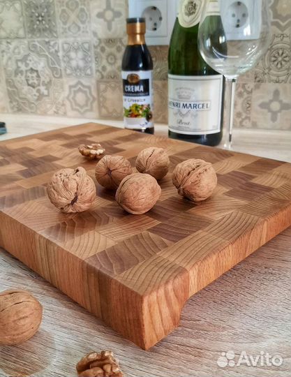 Доска разделочная торцевая