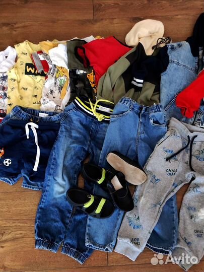 Вещи пакетом на мальчика на лето 110 р