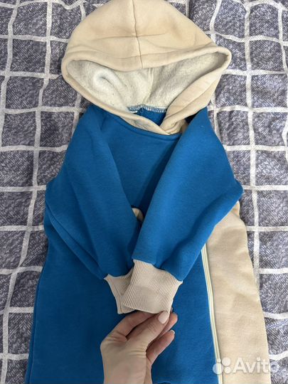 Теплый комбинезон для мальчика 80 размер