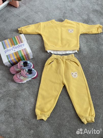 Одежда для девочки 92 размер костюм пижама